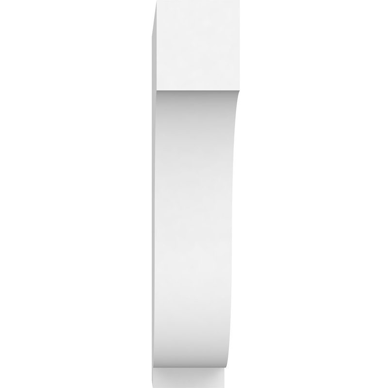 Support standard en PVC de qualité architecturale Van Buren, H 10 po x l 2 po x p 10 po