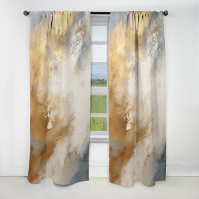 Tweedy - Shapes Curtain - Blackout Abstract Curtain - 1 Panels