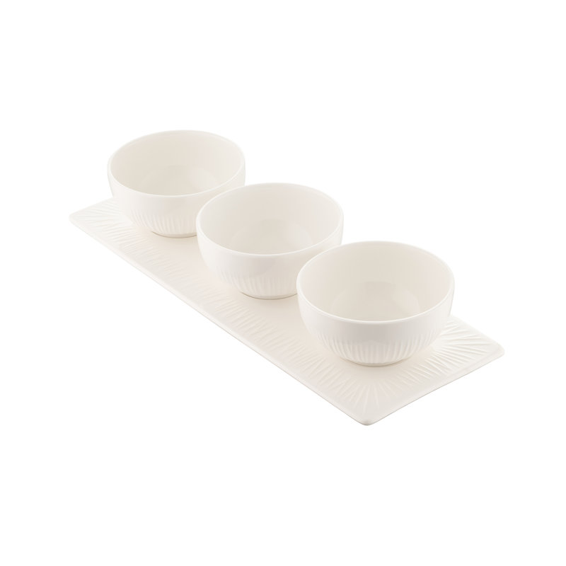 17 Stories Rukayya Ceramic Condiment Server