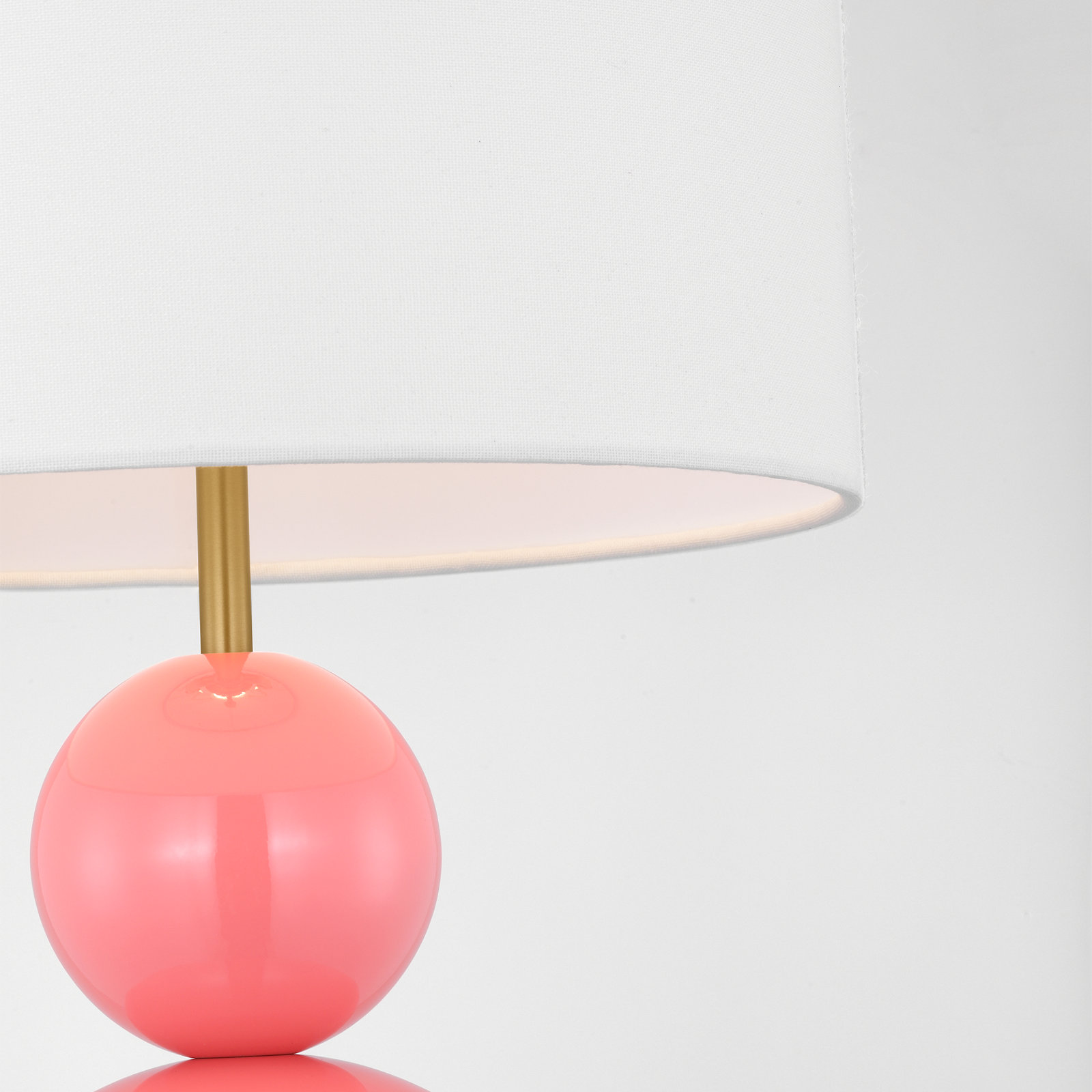 Anthony Metal Table Lamp, Coral