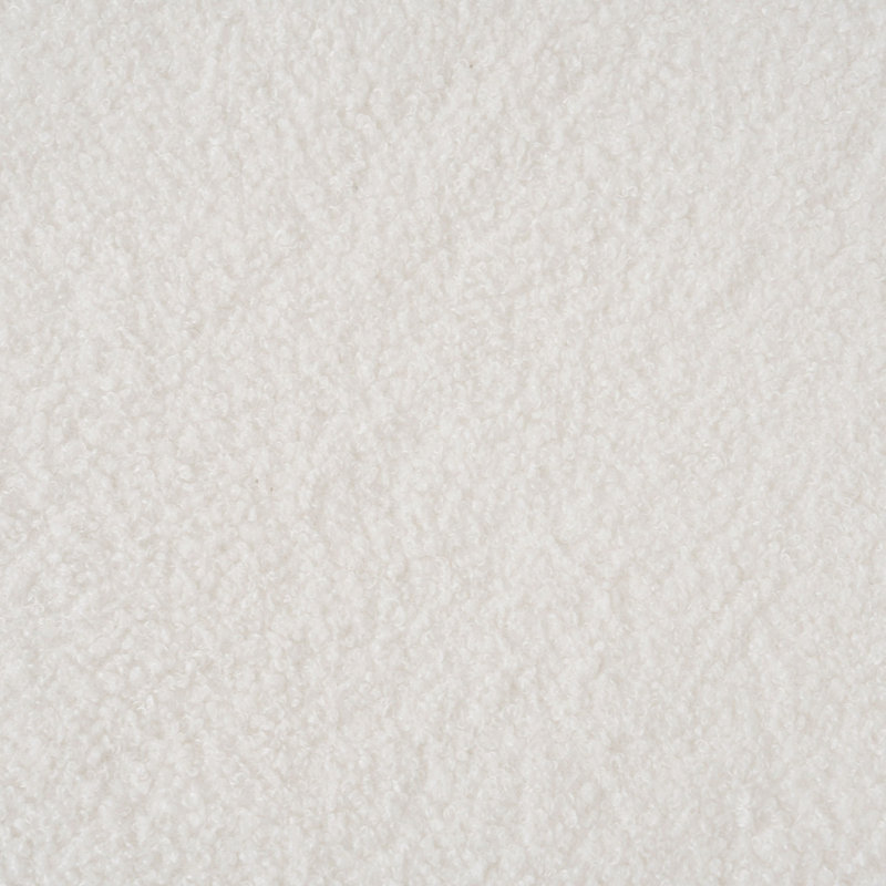 Causeuse courbée Teddy, Blanc, 27.5" H x 66.9" W x 43.9" D