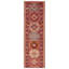 Wool Oriental Area Rug in Cream/Red-1975179026