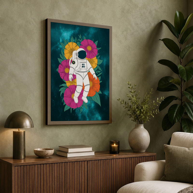 Print, 18x12 - 45.7 x 30.5 cm, Teal Border