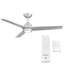Ventilateur de plafond 54 po à 3 pales pour l'extérieur et l'intérieur Mocha avec télécommande incluse-48461472-48461473