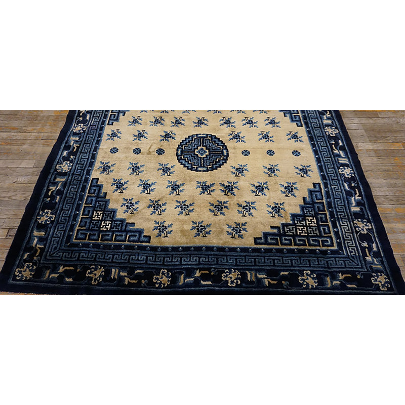 Tapis antique chinois Baotou des années 1920