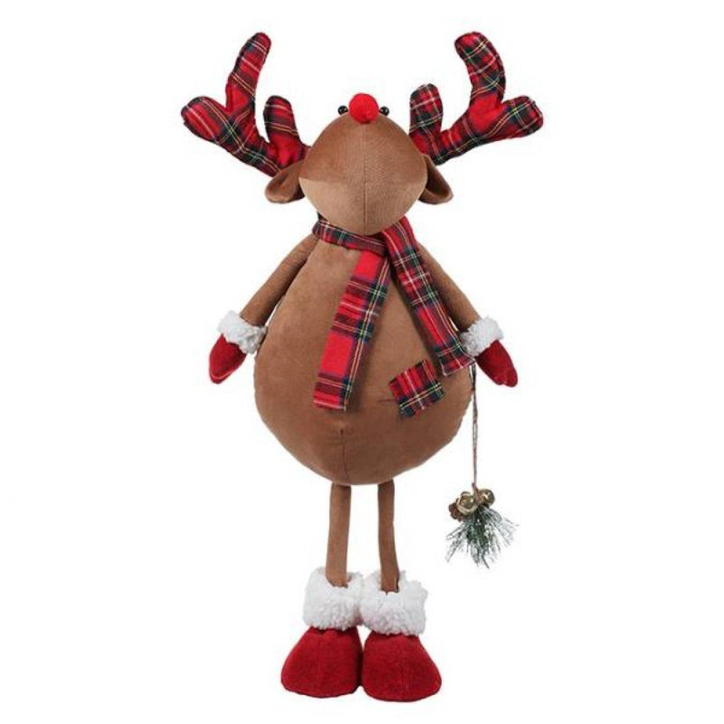 Standing Reindeer Holding A Decoration Christmas Decor