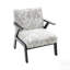 Fauteuil de salon Mid-Century moderne avec coussin de siège confortable pour le salon et le bureau