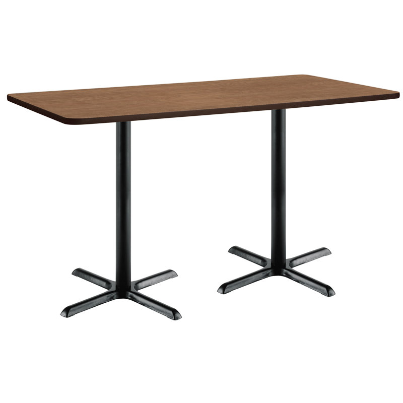 Mode Breakroom Table, River Cherry, 42" H x 72" L x 36" W