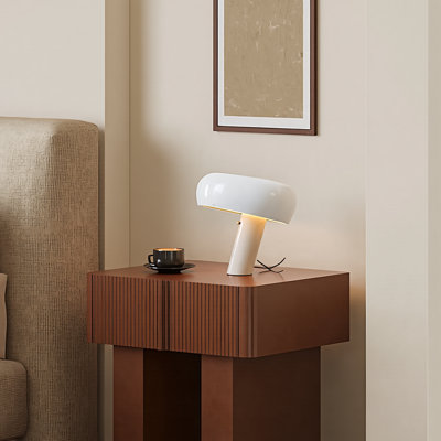 Lampe de table en pierre de marbre 1 lumière