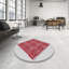 Tapis rouge/vert à motifs-1290265044