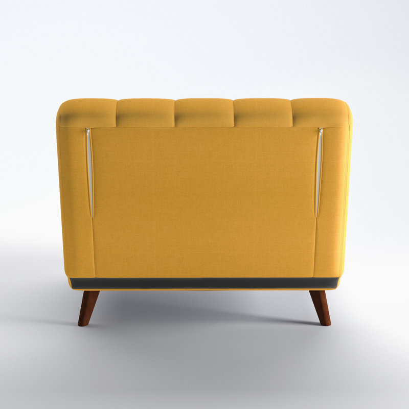 Elledge 36.2" Armless Sleeper, Mustard
