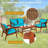Acacia 8 - Person Patio Conversation Set with Cushions-87420465-87420466