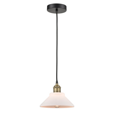 Luminaire suspendu conique à 1 lumière Choccolocco