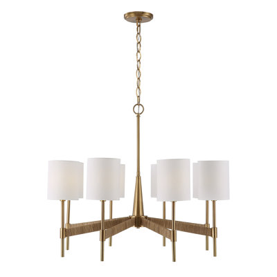 Lustre classique / traditionnel à 8 lumières Suzman