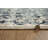 8' Runner Ivory and Blue Oriental Runner Rug-639446398