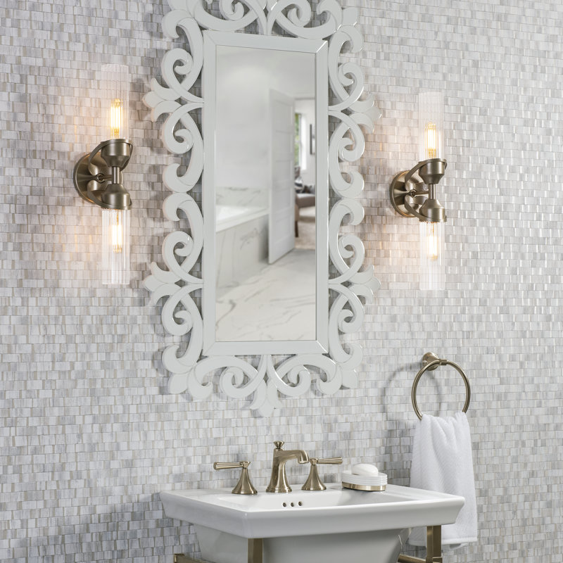 Bow 2 - Light Dimmable Vanity Light, Vintage Platinum