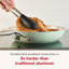 Kitchenaid Hard-Anodized Ceramic Induction Skillet With Lid, 12.25-Inch, Agave-481463329