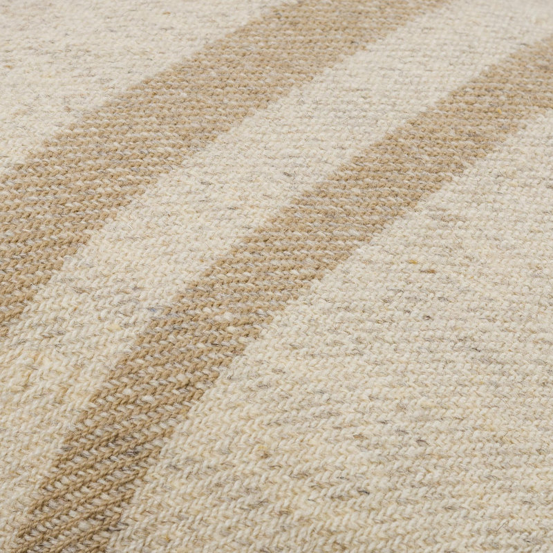 Coussin Becki Owens x Livabliss Brett, H 20 po x l 20 po, Housse de coussin seulement - sans coussin, Crème / brun