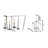 Rangel 4 Light Transitional Lantern Chandelier