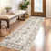 Machine Washable Rug Non-Slip Area Rug with Rubber Backing for Living Room Low-Pile Rug Indoor Floor Cover Oriental Rug for Bedroom Dining Room Hallway Playroom Office Kitchen Dorm and Bedside Decor