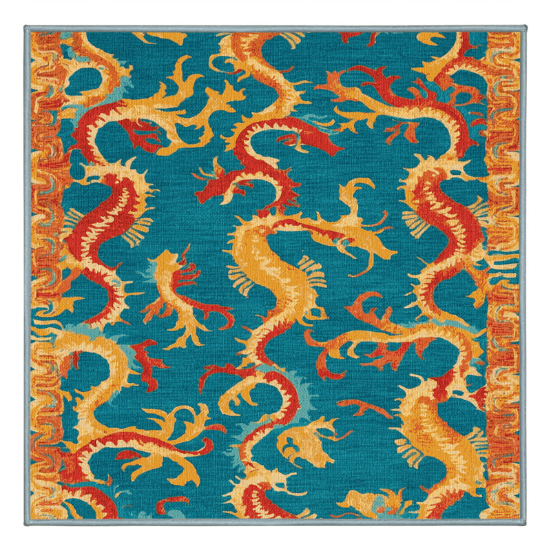  Tapis hawaïen lavable Seahores, Tapis de couloir 2 pi x 5 pi