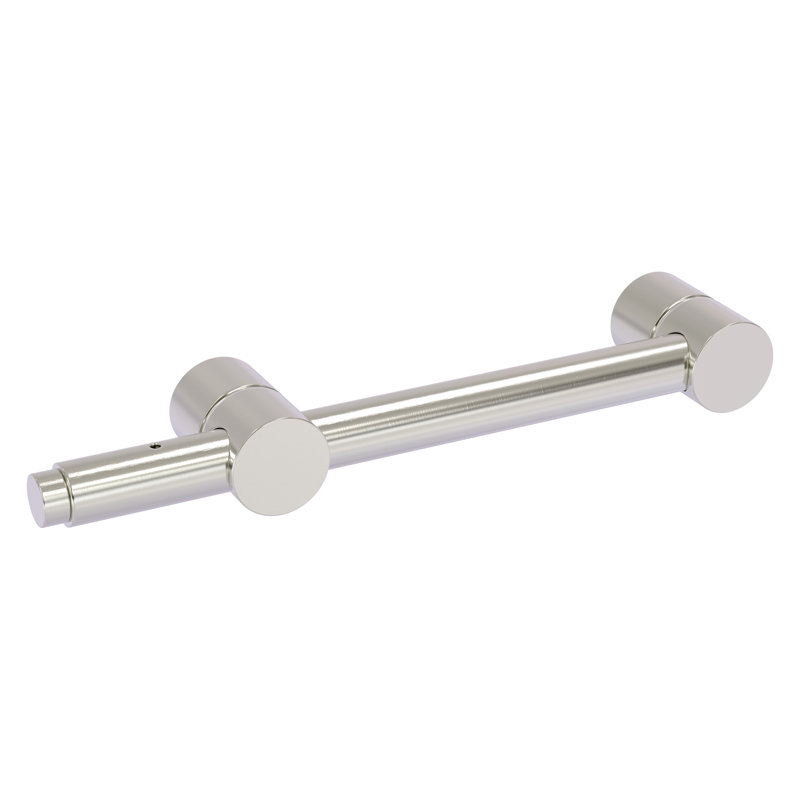 Tringle à vêtements rétractable peu encombrante, Nickel satiné