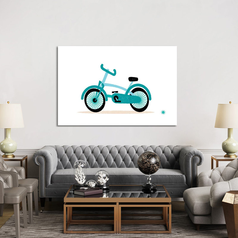Bicycle 1 Piece Wrapped Canvas Wall Art, 152.5 cm H x 101.5 cm W