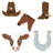 CookieCutter.com 5 -Piece Non-Stick Cookie Cutter