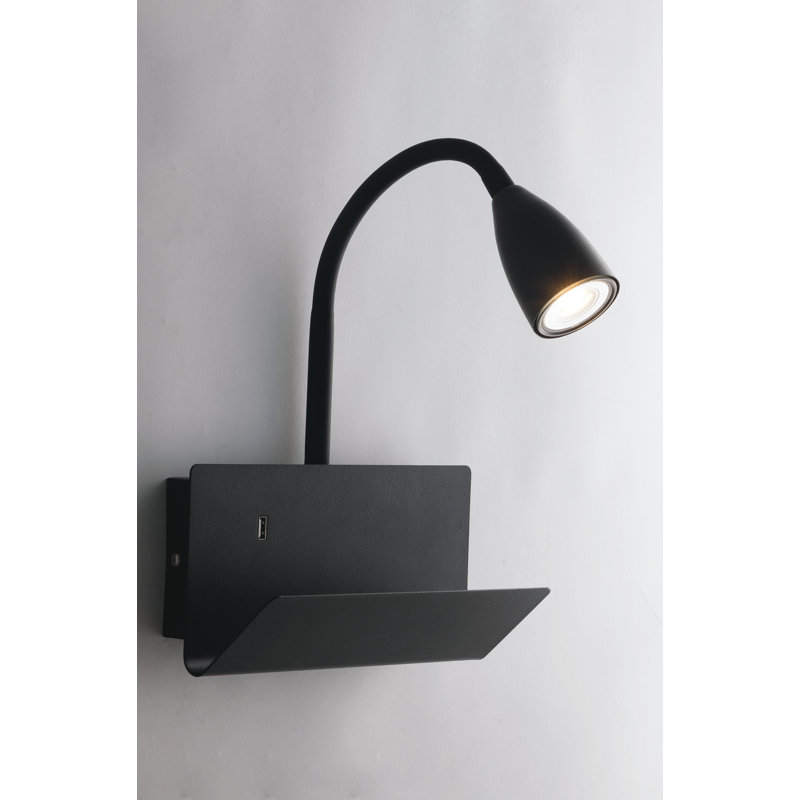 Bivens Flush Mounted Sconce, Black
