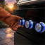 Barbecue au gaz propane à 6 brûleurs avec réfrigérateur compact à une porte