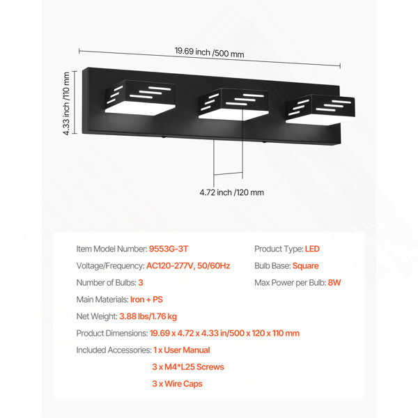 Dimensions du produit