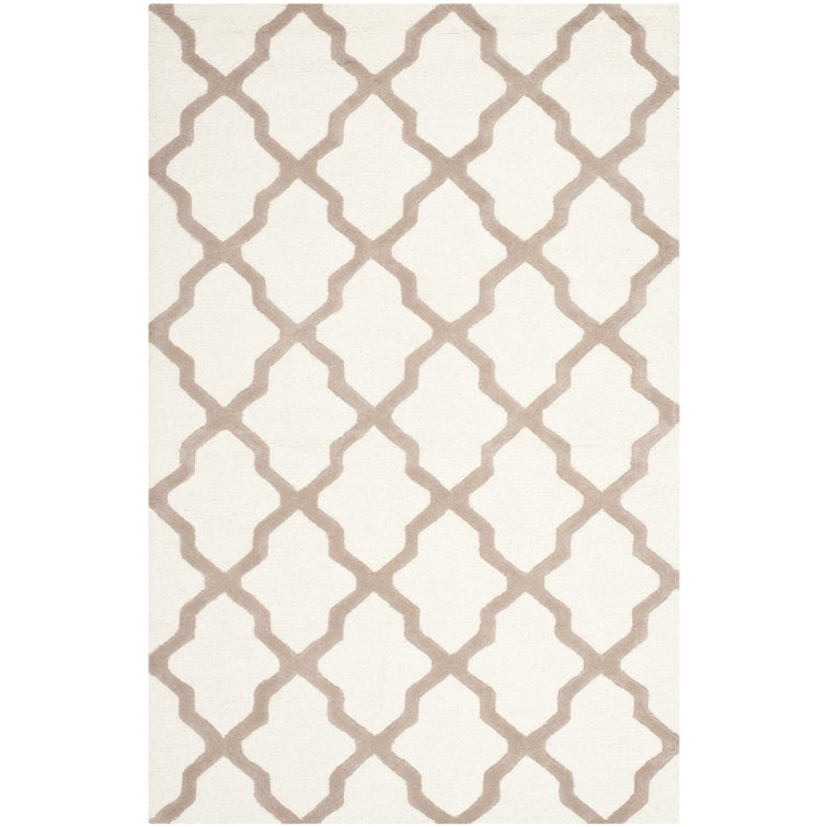 Darbonne Geometric Wool Hand Woven Area Rug