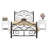 Auxter Steel Piece Bedroom Set-916490475-936362704