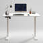 Bureau électrique debout à hauteur double de 55 po à double poutre pour bureau à la maison et bureau avec planche à découper