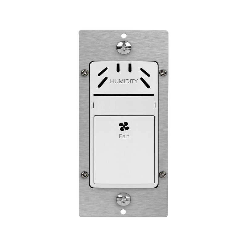 Interrupteur à capteur d'humidité TopGreener pour ventilateur, commande de ventilateur de salle de bain - blanc, 1