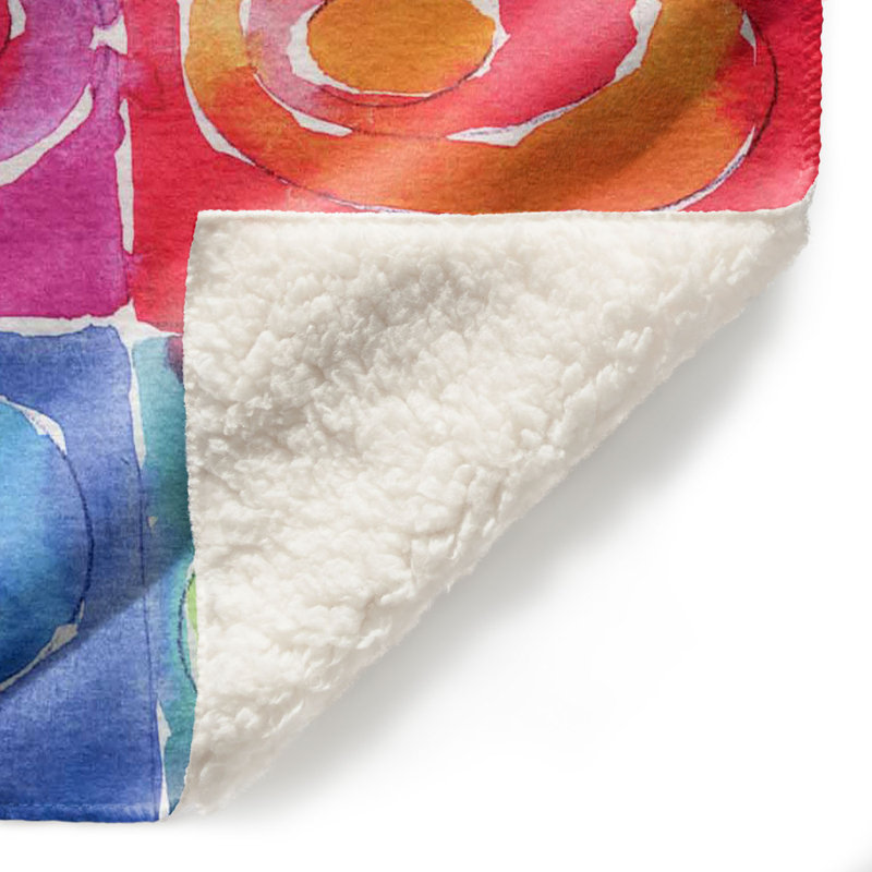  Couverture Artsy Rainbow Box, 51 po x 60 po