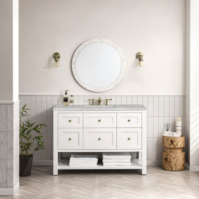 Breckenridge 48" Single Vanity W/FreePower Wireless Charger