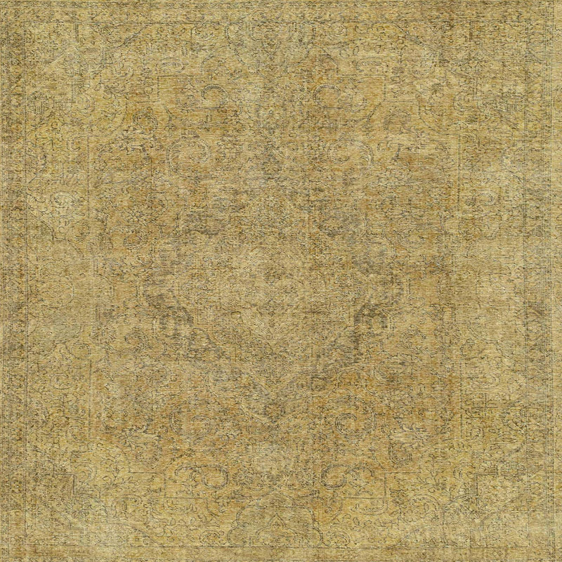 Abstract Indoor Rug, Square 6'