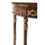Console en bois massif beauté des feuilles 30 po