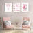 Preppy Pink Bow Canvas Wall Art, Trendy Bows Coquette Room Wall Decor Paintings, Pink Girly Disco Aesthetic Posters Prints Pictures For Girls Dorm Bedroom 16X24 Inch Framed
