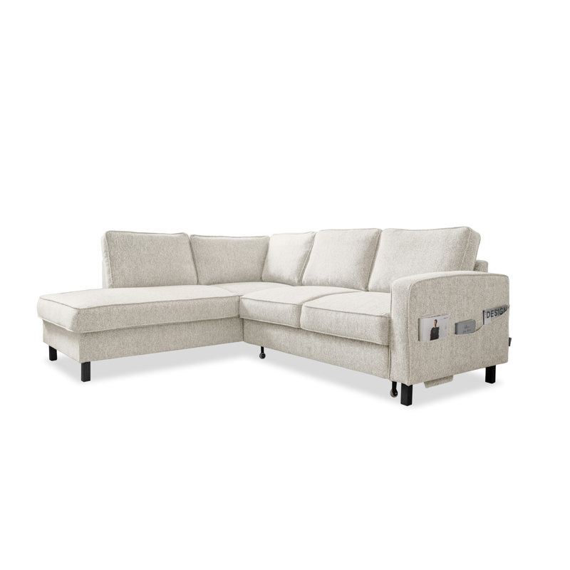 Molly Corner Sofa Bed, Beige, Left Hand Facing