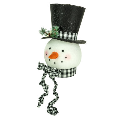 Décoration pour sommet de sapin noir