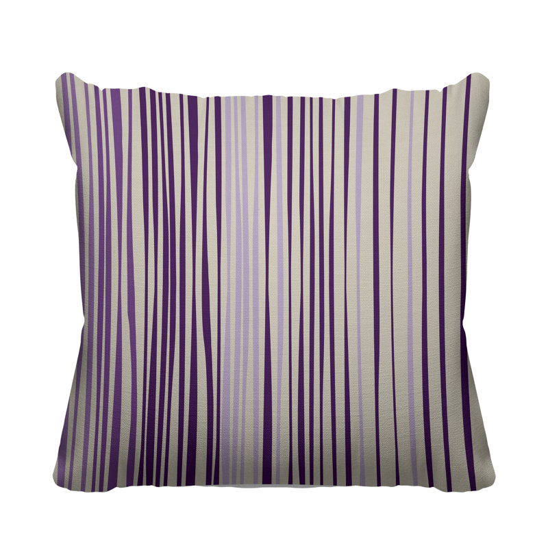 Housse de coussin d'intérieur à rayures tribales, 18" x 18"