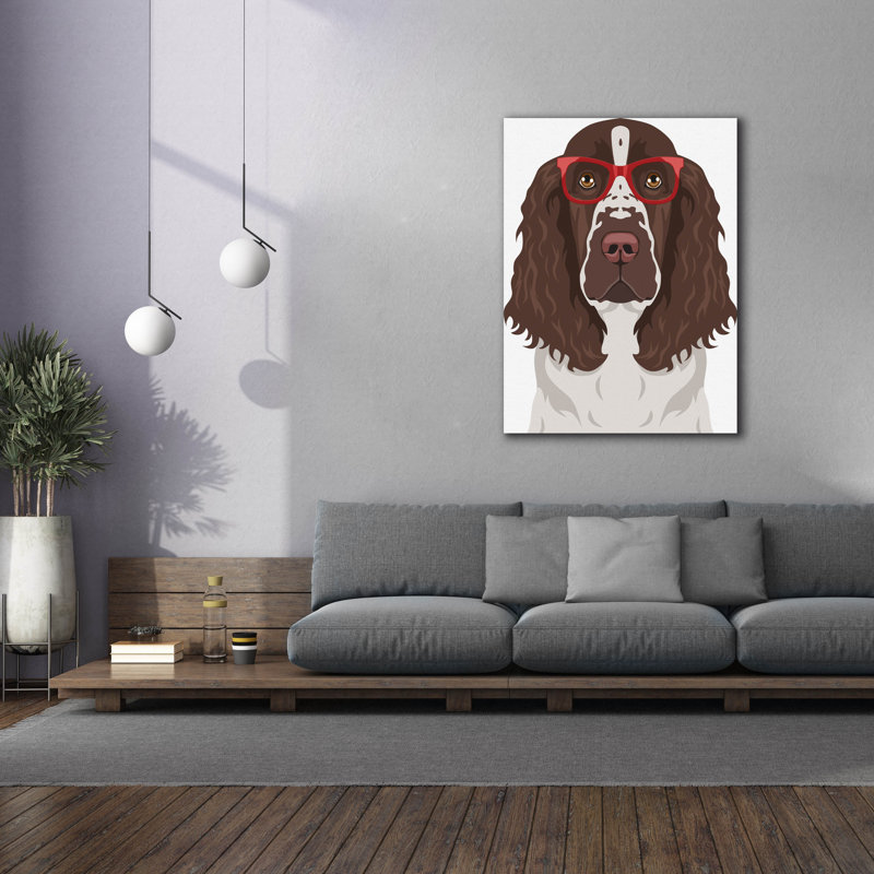 «Springer Spaniel Porter des lunettes de Hipster» par les affiliés Furbaby