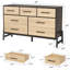 132.1 cm W Chest of 7 Drawers