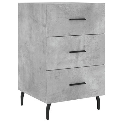Mehrudin 40cm W Iron Bedside Table