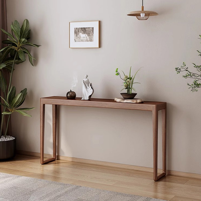 Chinese-style modern simple console table, Brown