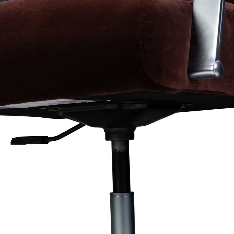 Lou Desk Chair-Altair Mushroom, Surrey Plum