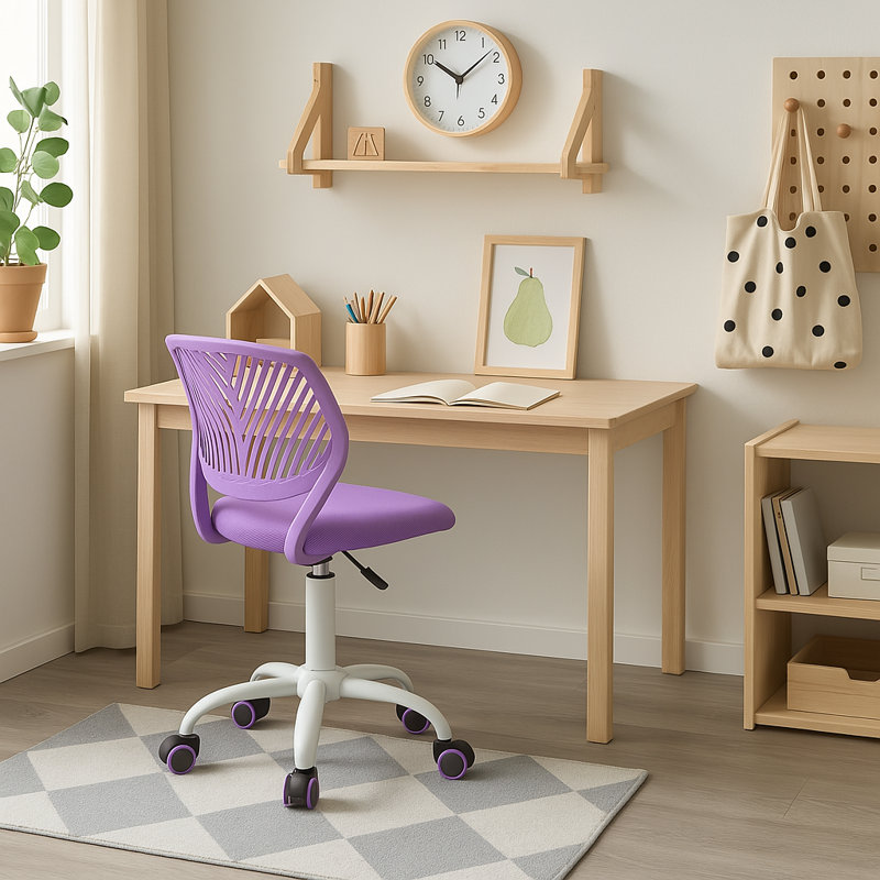 Office Chair, Purple