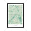 «St. Paul Vintage Blue Watercolor Urban Blueprint Map» par Hubert Roguski - reproduction d'art sur toile tendue-33100757-72295464-72295470